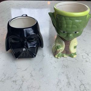 Darth Vader & Yoda Mugs